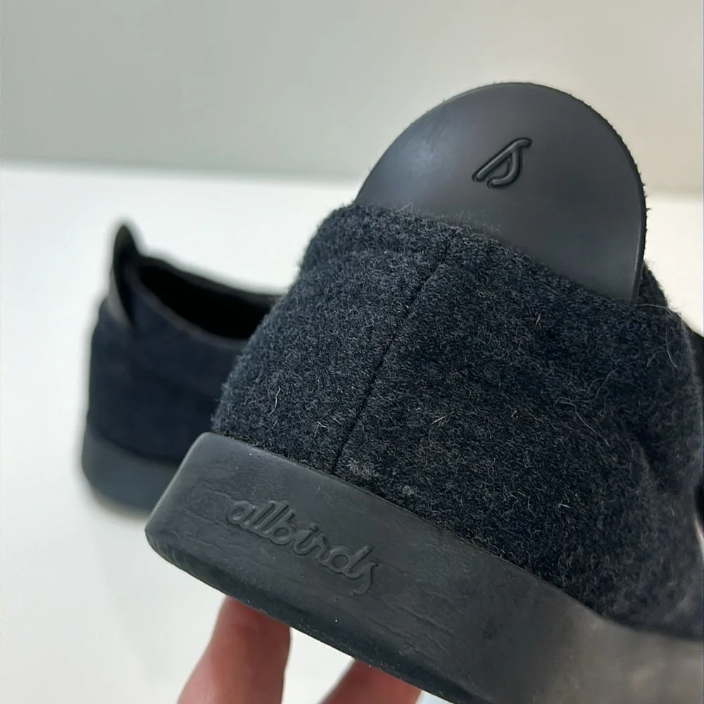 Allbirds WP Wool Pipers Sneakers Black Size 8